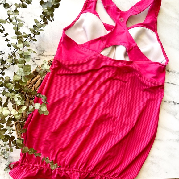 Athleta Womens Hot Pink Exercise Tank Top - Picture 4 of 5